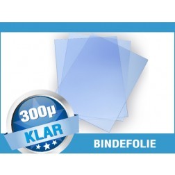 RHG Bindefolie klar PVC  300µ 11-14 / DIN A3, 100 Stück - 3140
