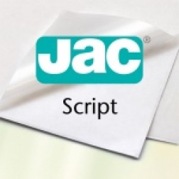 JAC, script, Haftpapier DIN A4, satiniert, weiss, permanent, geschlitzt, 80g/m2,  250 Blatt - 7106
