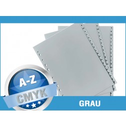 Register Plastik A-Z PP grau A4 