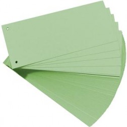 Trennstreifen grün 10,5 x 24 cm 100 Stück, gelocht,  S7000008 - 8627