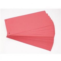 Trennstreifen rosa 10,5 x 24 cm 100 Stück, gelocht,  S7000007 - 10867