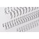 Renz Metallspiralen NC silber  3:1 / 34 Schlaufen Gr. 4 - 1/4", 6,9mm, für ca. 40 Blatt 80g/m², 100 Stück